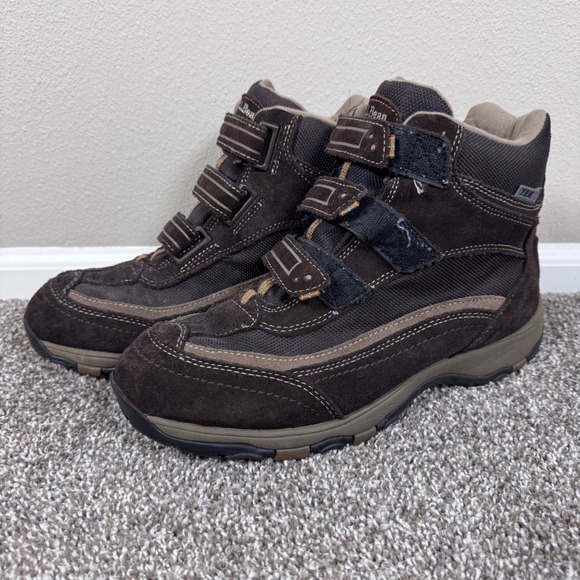 L.L. Bean Other - LL Bean Men's Tek 2.5 Primaloft Hiking Brown Suede Triple Strap Boots 12 Wide